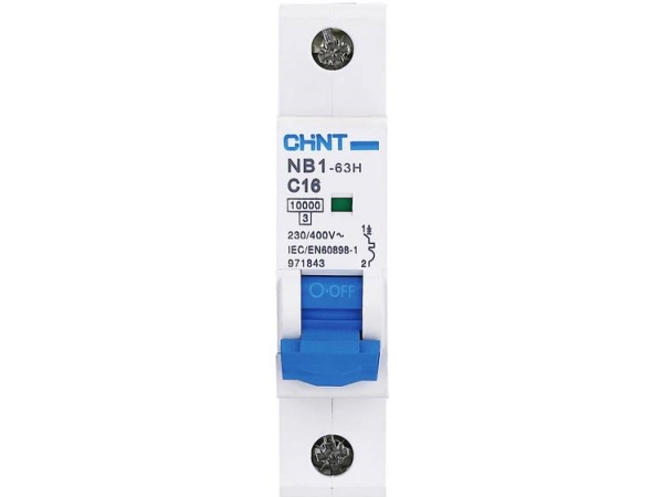 Chint 179793 Nb1l Ledningssikkerhedsafbryder 1-Flug 6 A