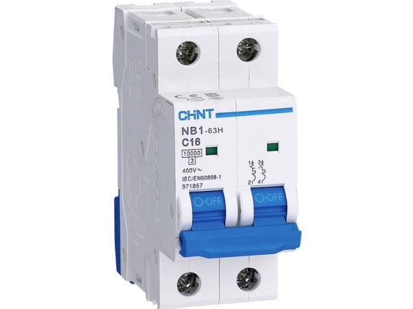 Chint 179825 Nb1l Ledningssikkerhedsafbryder 2-Flg. 13 A