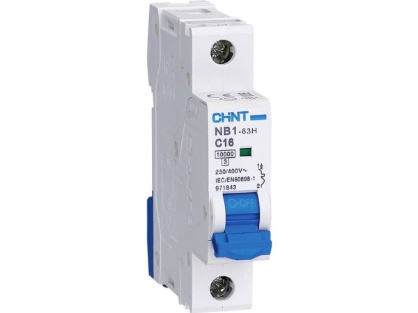 Chint 179782 Nb1l Ledningssikkerhedsafbryder 1-Flg. 10 A