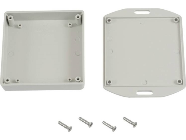 Hammond Electronics 1551Xflgy Universalkabinet 80 X 80 X 20 Abs Grå 1 Stk