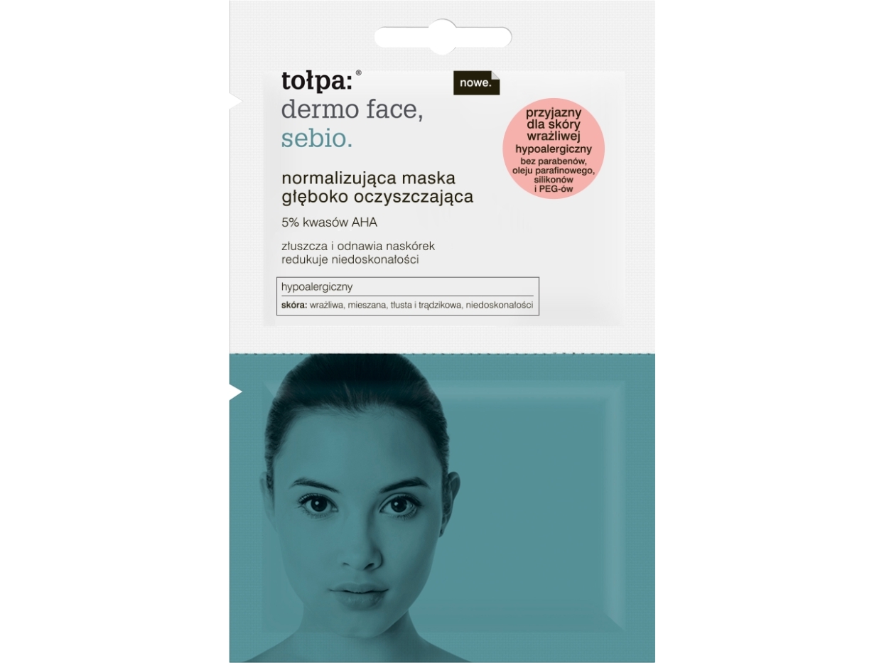 Tolpa Sebio, Normalisierende Tiefenreinigungsmaske (Sachet) 2X6 Ml