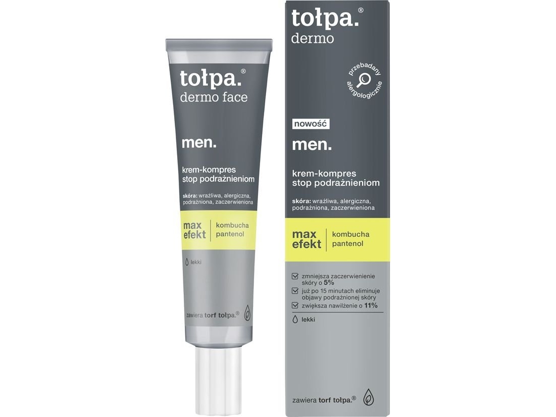 Tolpa Dermo men. Max efekt Creme - Stop Irritation Compress 40ml