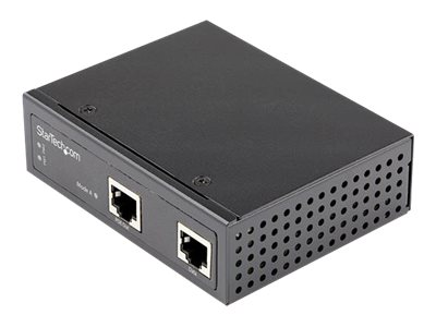 Startech.Com Industrial Gigabit Ethernet Poe Injector, 30W 802.3At Poe+ Midspan 48V-56Vdc Din Rail Power Over Ethernet Injector Adapter, -40C Bis +75