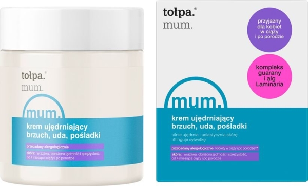 Tolpa Mum. Firming Cream For The Belly, Thighs And Buttocks 250 Ml