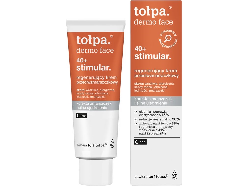Tolpa Stimular 40+. Regenerating Anti-Wrinkle Cream, Night 40 Ml