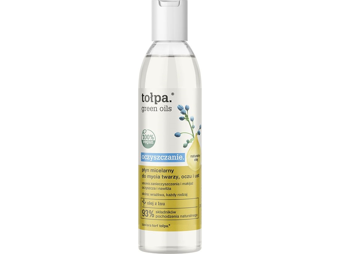 Tolpa Cleansing. Micellar Water For Washing The Face, Eyes And Mouth 200 Ml