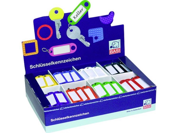 Basi Keychain 8500-9010 8-Farbig 200 Stück 1 Set