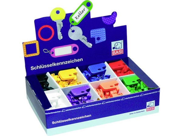 Basi Schlüsselclip 8550-9000 8-Farbig 200 Stk
