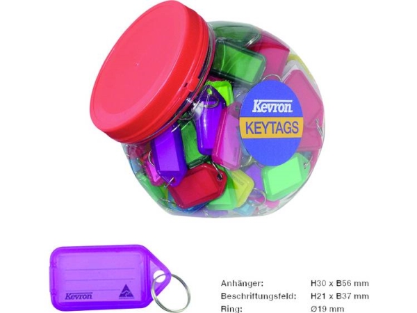Basi Schlüsselanhänger 8530-9000 Nach Farben Sortiert 150 Stück 1 Set