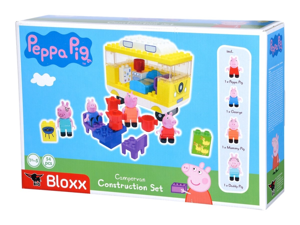 Big Bloxx Gurli Gris Camper M/54 Dele Og 4 Figurer