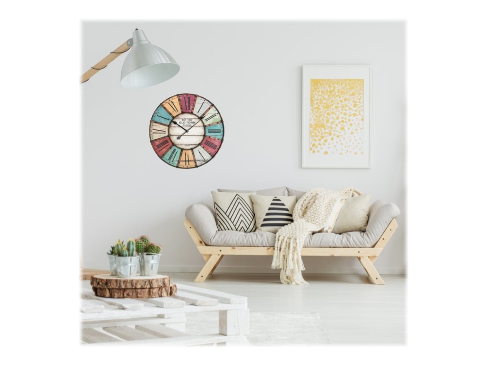 TFA Vintage XXL - Klocka - kvarts - väggmonterbar - 60.5 cm - flera färger | Möbler - Tillbehör - Väggklockor | GameStuff