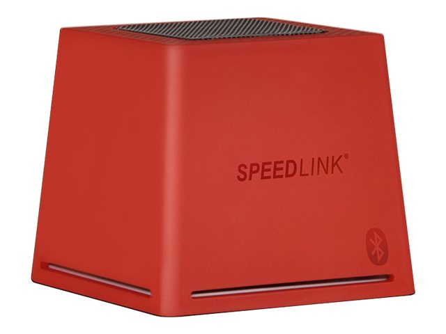 Speedlink Cubid Portable Speaker - Højttaler - Til Transportabel Brug - Trådløs - Bluetooth - Rød