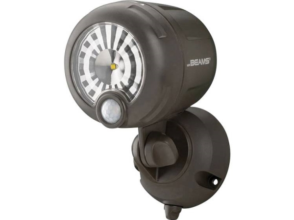 Mr. Beams Mb360xt Mb360xt-Brn-01-01 Led-Udendørslyskaster Med Bevægelsessensor