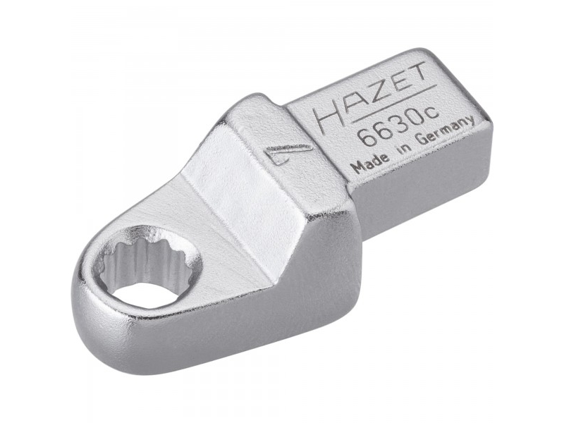 Hazet 6630C-7, Enkelt Element, Skruenøgle Endebeslag, Krom, 7 Mm, 20 Mm, 40 Mm