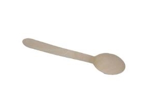 Löffel 155 Mm Unbehandeltes Holz, 100 Stück/Ps - (100 Stück)