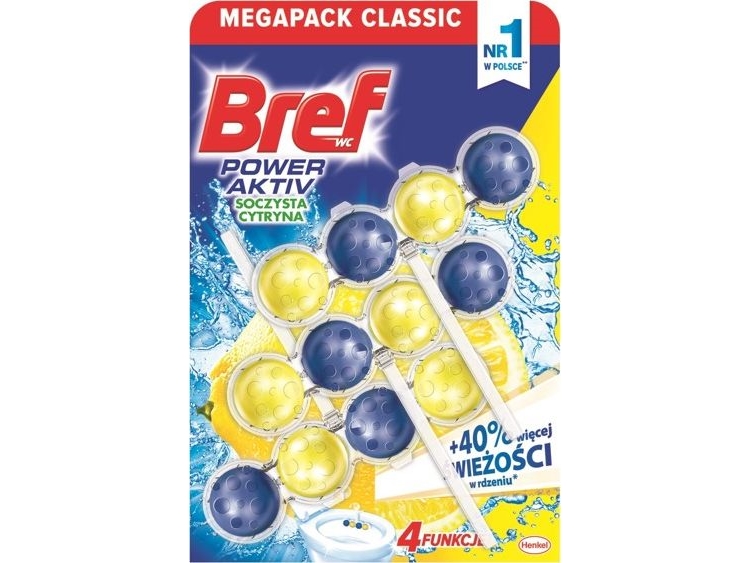 Bref Toilettenaufhänger Bref Active Lemon 3X50g Universal