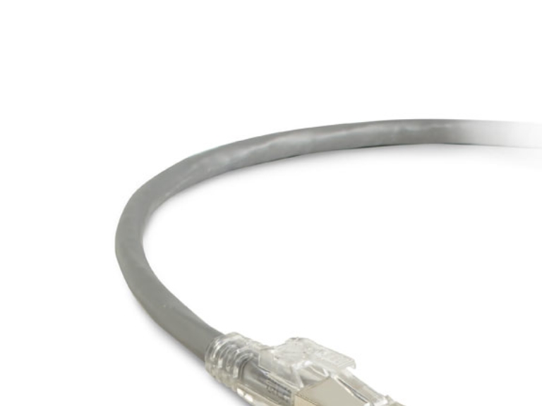 Black Box Gigatrue 3 Cat6. Shielded Patch Cord Gra