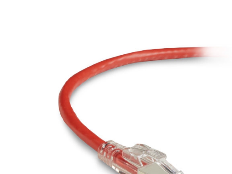 Black Box Gigatrue 3 Cat6. Shielded Patch Cord Red
