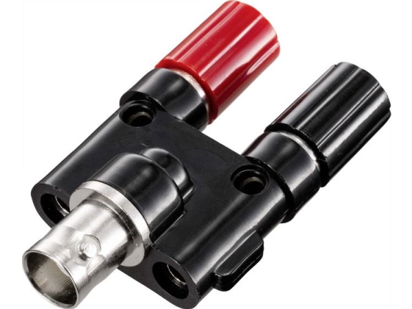 Tru Components Adapterstik Bnc-Bøsning - Bøsning 4 Mm Lige Sort