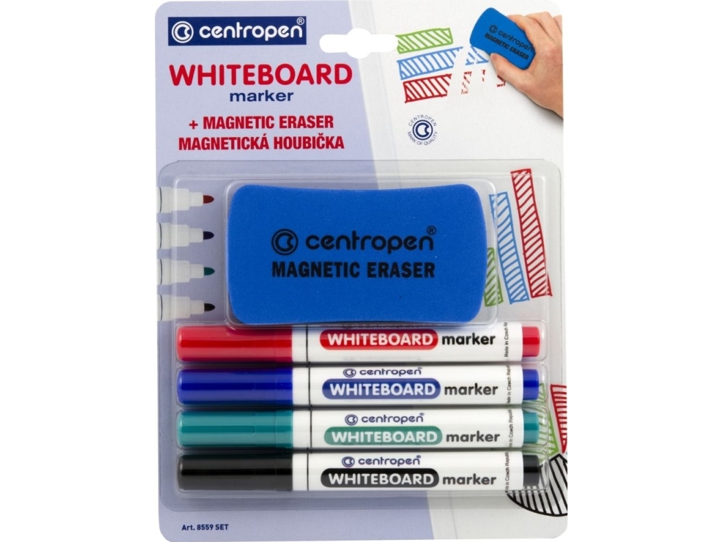 „Centropen“ 25 Mm Deli 8559 Mišrių Spalvų Spaustukai, 12 Vnt. (8559) - 8559