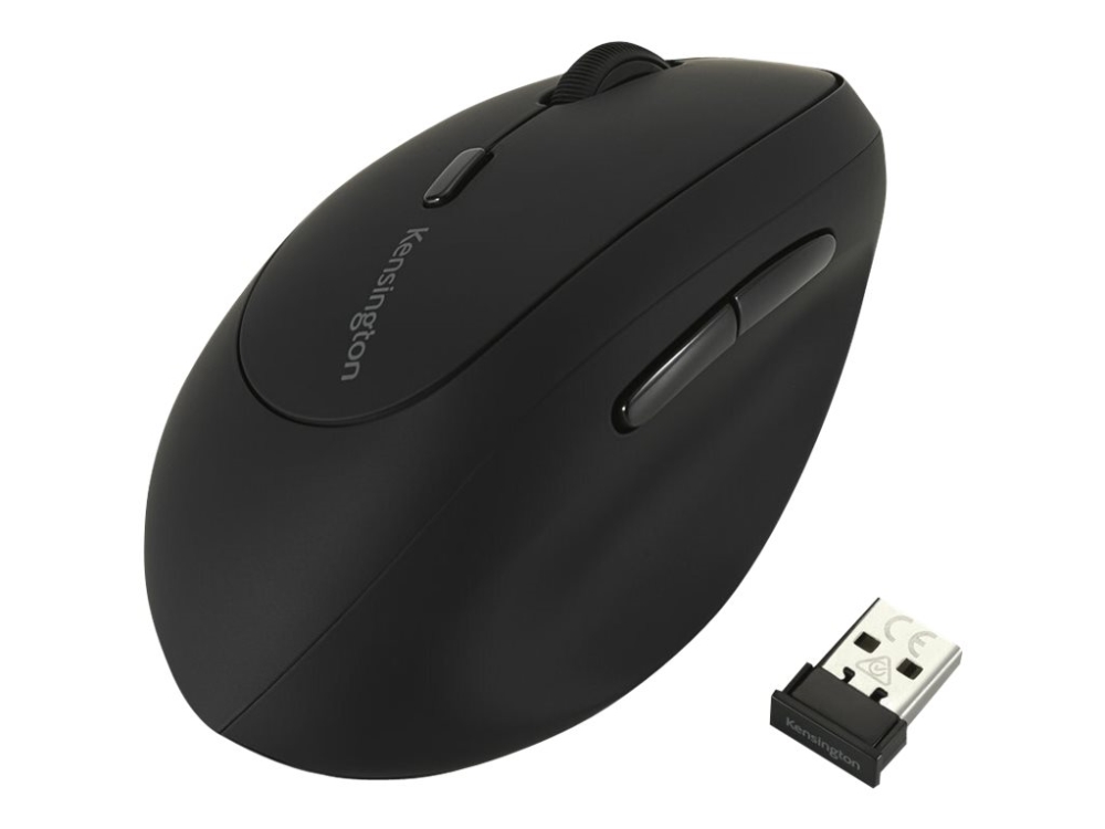 Kensington Pro Fit Ergo Wireless Maus Für Linkshänder, Linkshändig, Rf Wireless, 1600 Dpi, Schwarz