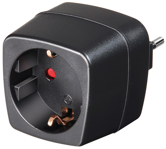 Adapter Travel Brennenstuhl Stecksystem Italien/Aufsatz DE