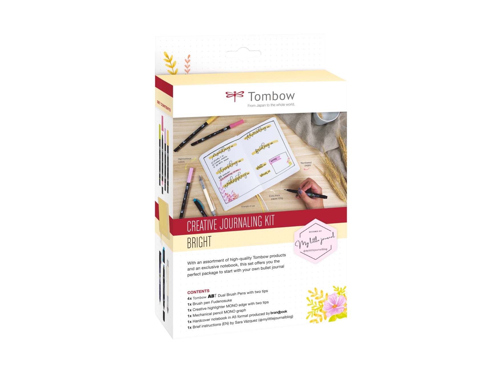 Tombow Creative Journaling Kit Bright | Papper & Emballage - Block & Post-It - Anteckningsböcker | GameStuff