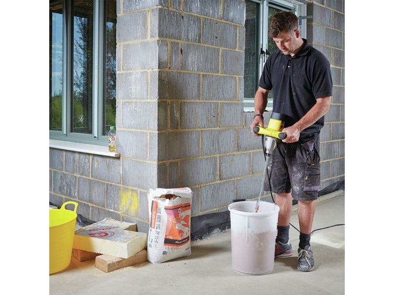 Stanley FME190, Svart, Gul, M14, Ergonomisk, Mjukt grepp, 4 m, 80 nm, 180 RPM | Elverktyg - Övriga maskiner - Murbruksblandare | GameStuff