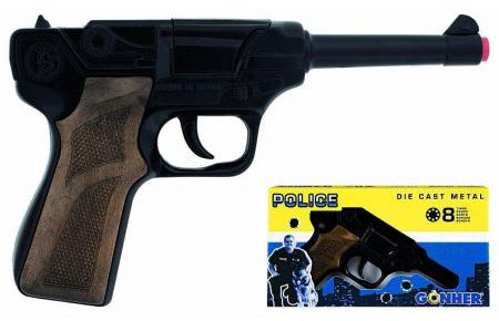 Gonher Metall-Polizeipistole 8 Schuss
