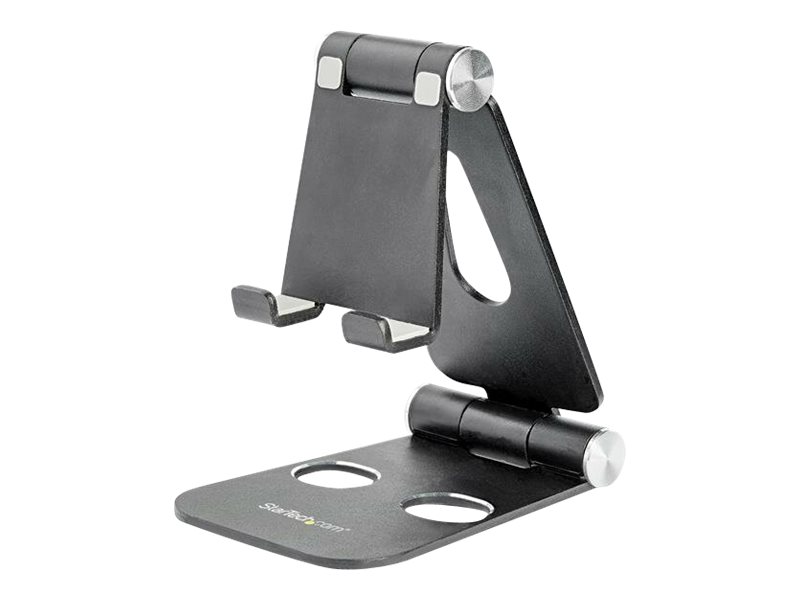 Startech Phone And Tablet Stand, Foldable Universal Mobile Device Holder For Smartphones & Tablets, Adjustable Multi-Angle Viewing Ergonomic Cell Pho