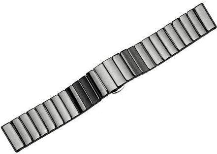 Beline Beline Uhrenarmband 20Mm Massiv Schwarz/Schwarz