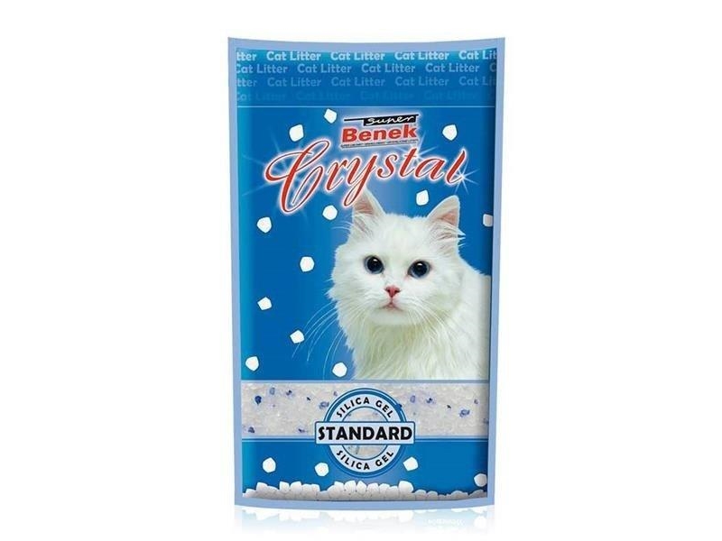 Certech Super Benek Crystal Standard Natural - Nicht Klumpendes Katzenstreu 3,8 Liter