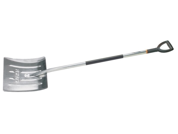 Fiskars Lengvas ir tvirtas aliumininis sniego kastuvas 44cm (1001636)