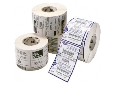 Zebra PolyPro 3000T - Polypropylen (PP) - skinnende - permanent akryllisk klæbemiddel - hvid - 51 x 25 mm 12760 etikette(r) (2 rulle(r) x 6380 etiketter