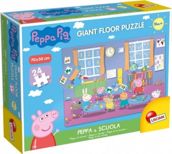 Lisciani Puzzle Giant Peppa Pig 24 Pieces