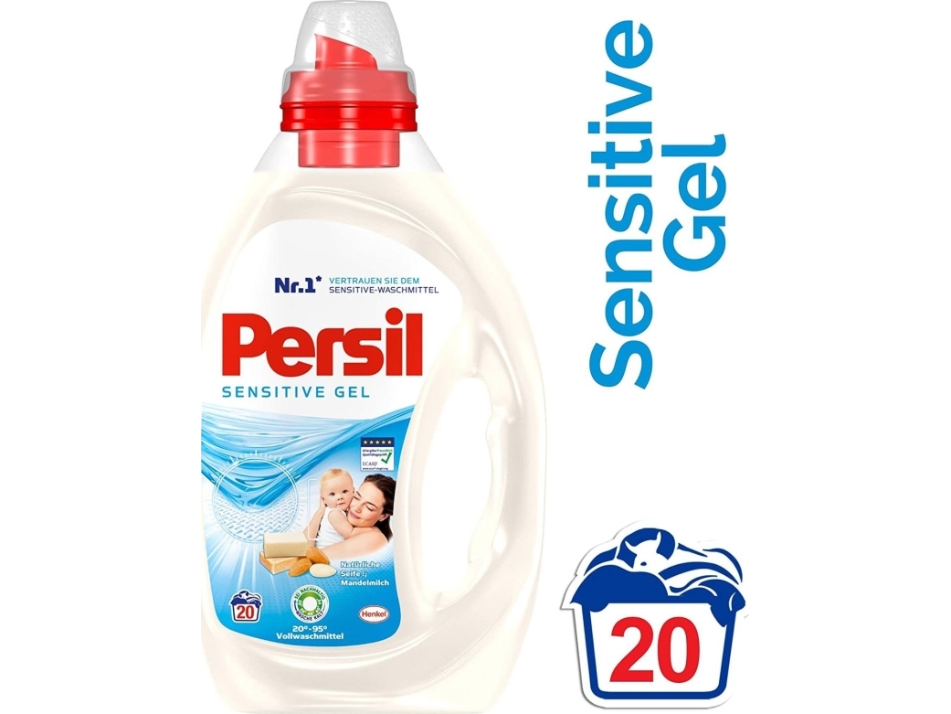 Se Henkel Persil Gel For Washing 1L Sensitive hos Computersalg.dk