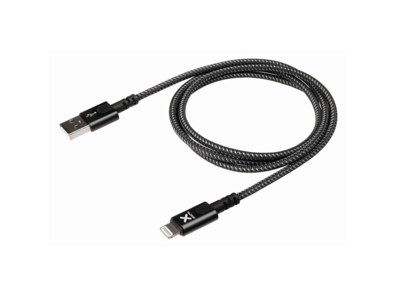 Kabel Xtorm, Usb-A Til Lightning, Stofbeklædt, 1 M, Sort