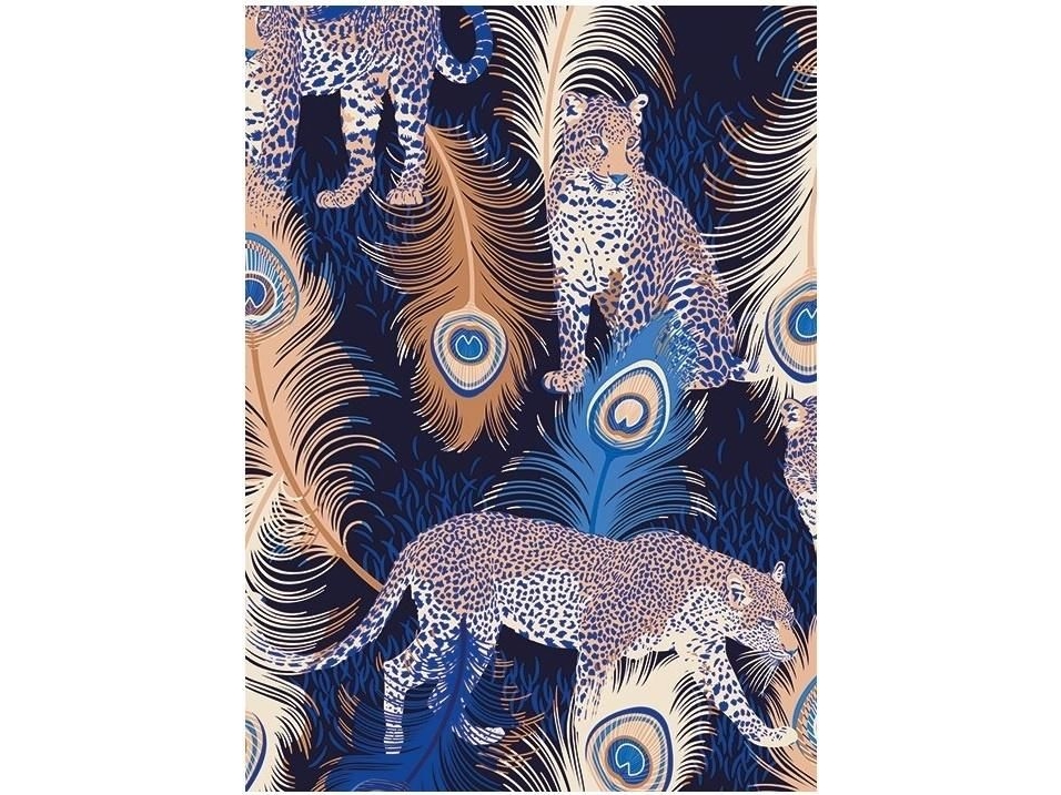 Museums & Galleries B6-Karte Mit Umschlag Leopards
