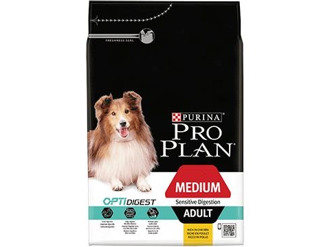 Purina Nestle Purina Pro Plan Optidigest Sensitive Digestion Medium Adult Dog Lamb 14 Kg, Trockenfutter Mit Lammfleisch Für Ausgewachsene Hunde Mitte