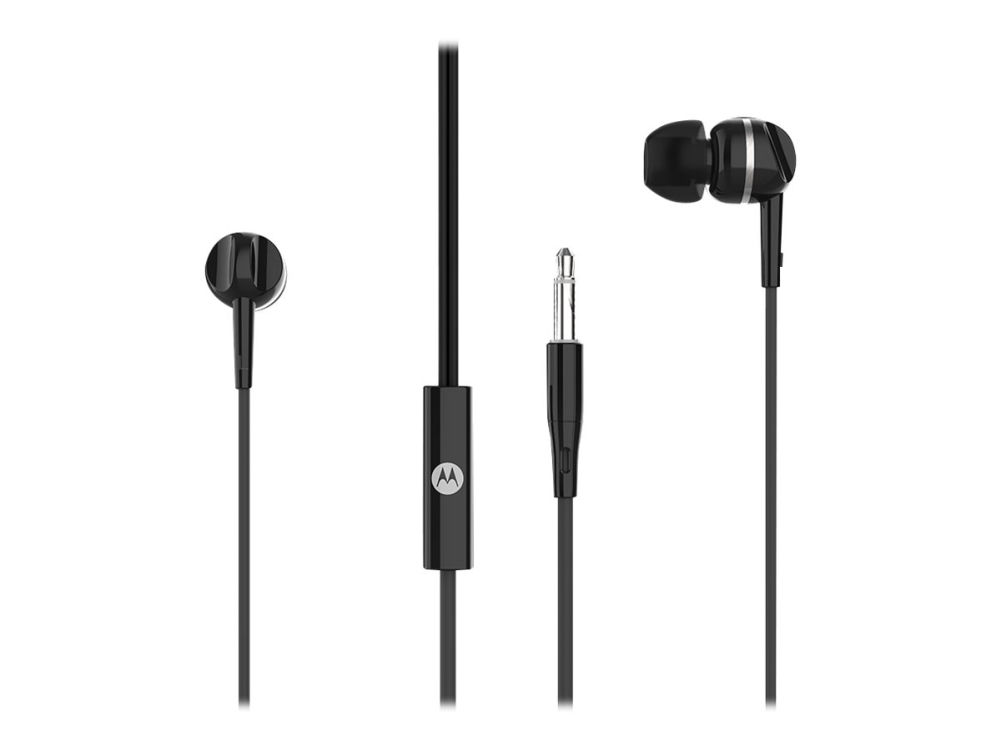 Motorola Pace 105 - Øreproptelefoner Med Mik. - I Øret - Kablet - 3,5 Mm Jackstik - Sort
