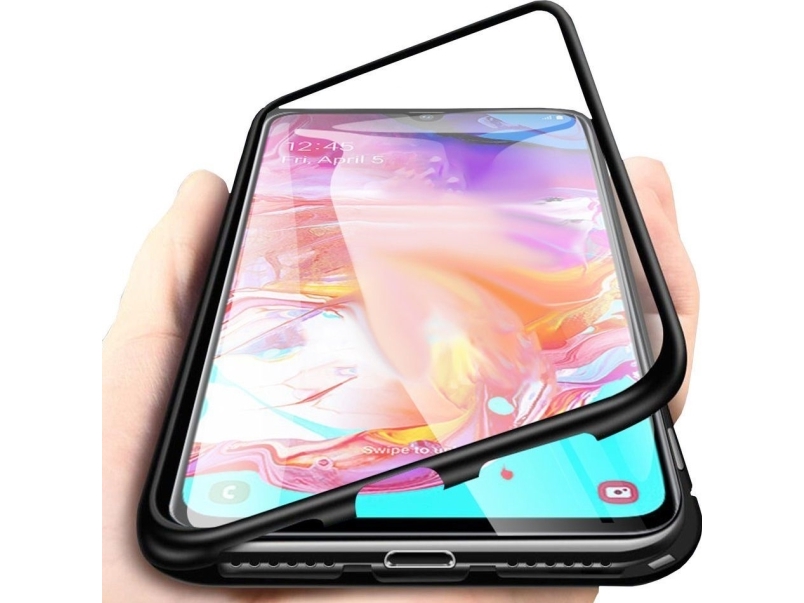 Magnetic Front + Back Magnetic Case for Xiaomi Mi 10T PRO 5G (Black) Universal | Tele & GPS - Fast & IP telefoner - IP telefoner | GameStuff