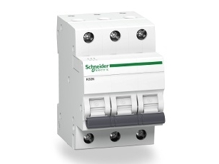 Schneider Electric Miniature Circuit Breaker 3P C 6A Ac Ic60n - A9k02306