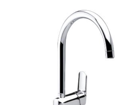 Damixa Clover Green Küchenarmatur Mit Hohem Auslauf, Keramikkartusche Mit Anti-Scaldnining, Cold Start Und Eco-Save Wassersparfunktion.
