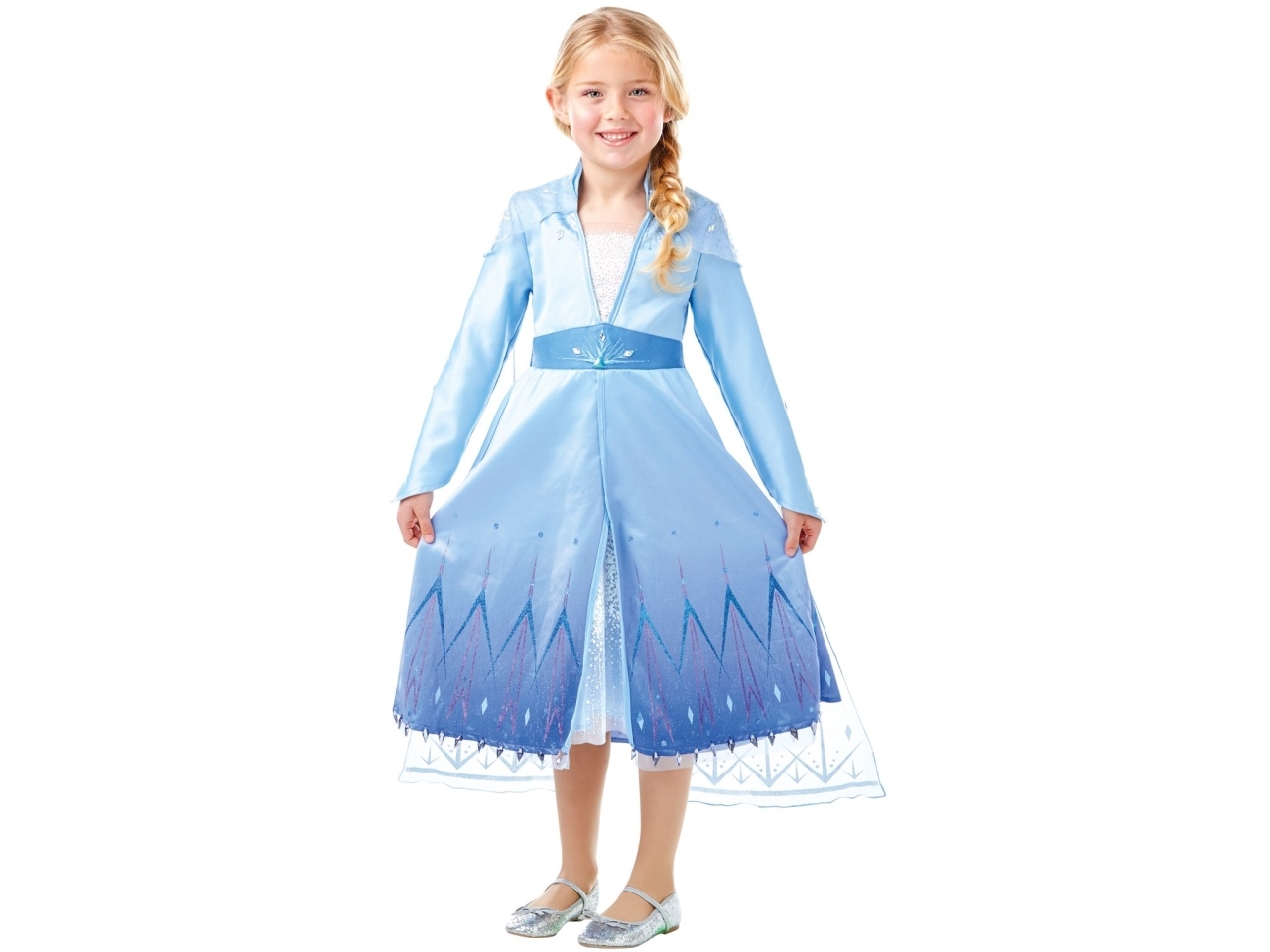 Disney Frost 2 ELSA Premium klänning Kostym (3-10 år) (storlek 116/M) | Leksaker - Rollek - Kostym | GameStuff