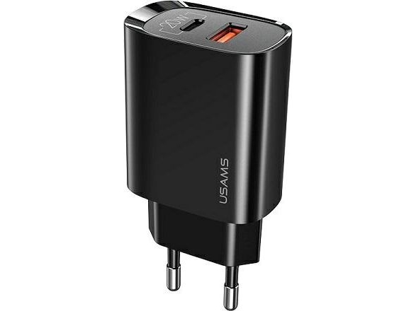 Usams T35-Lader 1X Usb-A 1X Usb-C 3 A (Cc121tc02)