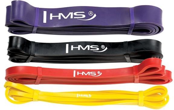 Hms Rubber For Exercises Powerband 4 Pcs.