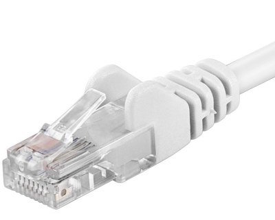 PremiumCord Patch 6 UTP 1m WH, 1 m, Cat6, U/UTP (UTP), RJ-45, RJ-45
