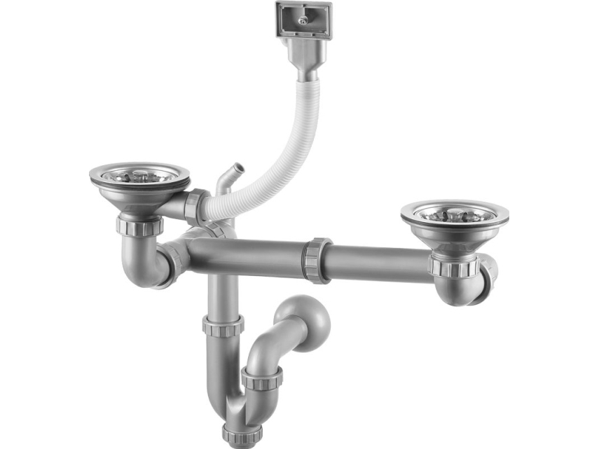 Sifon Deante rørformet dobbelt 3,5 (ZXY 9956)