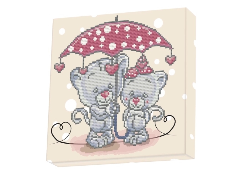 Diamond Dotz Box 28 X 28 Cm - Its Raining Love