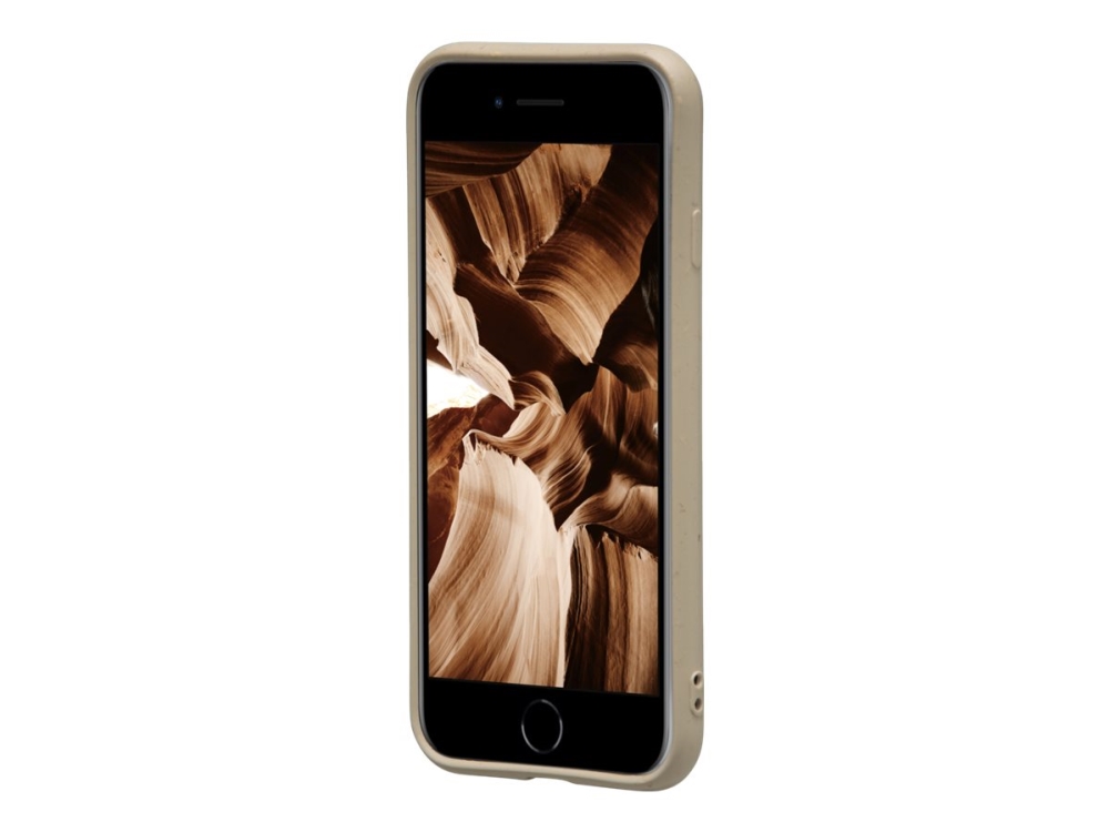 dbramante1928 Barcelona - Bagsidecover til mobiltelefon - 100 % bionedbrydeligt plantebaseret materiale - sahara-sand - for Apple iPhone 7, 8, SE (2. generation)